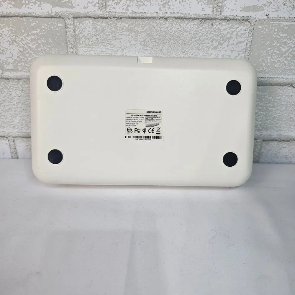 Samsung UV Sanitizer Box Wireless Charger Phone Sterilizer White UV-C